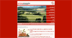 Desktop Screenshot of circoloprimomaggio.org